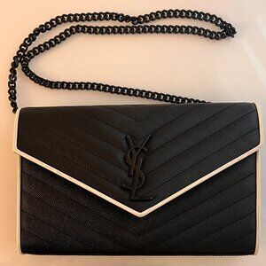 YSL Saint Laurent Cassandre Envelope Chain Purse